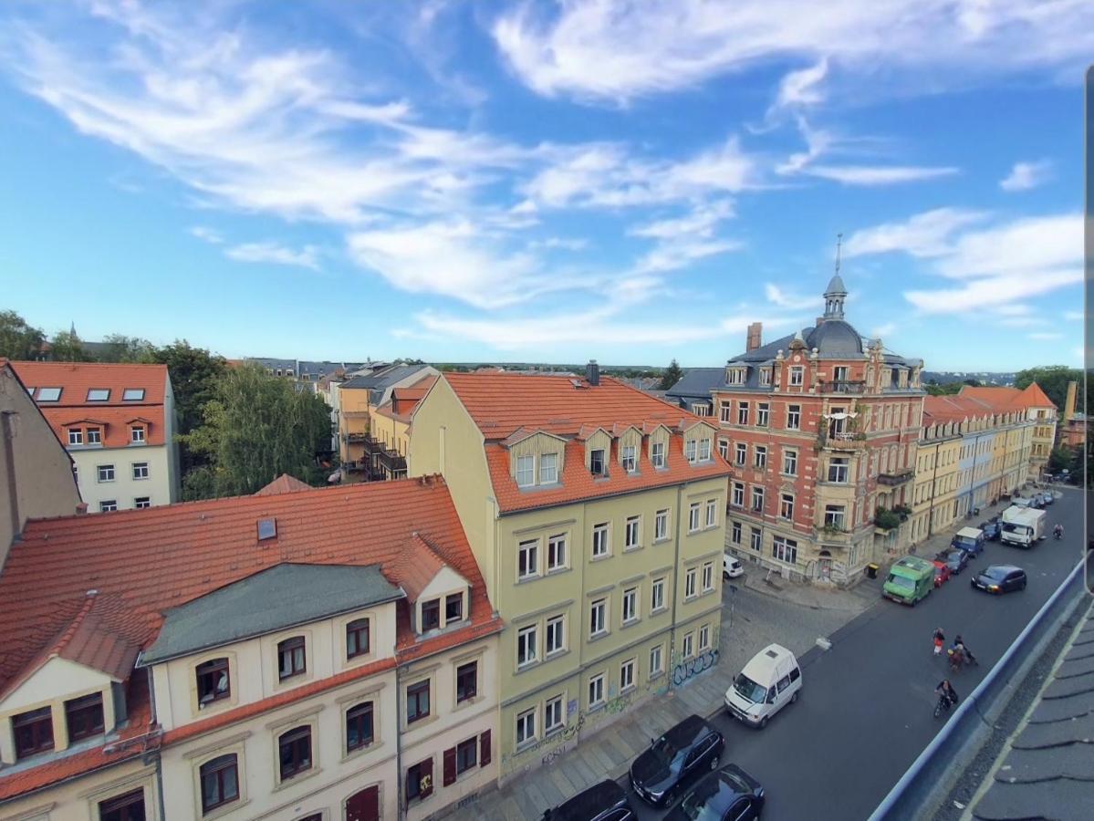 Neustadt-Aussicht - Grosse Wohnung Mit Balkon ドレスデン エクステリア 写真